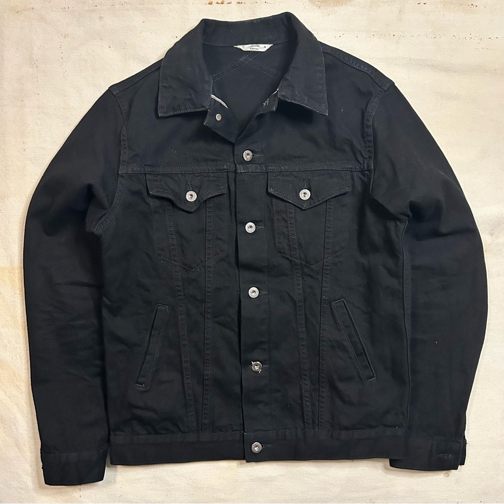 3Sixteen Black Selvedge Denim Jacket Mens Size Medium